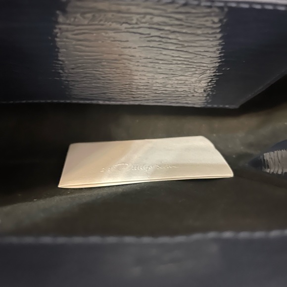 Phillip Lim Navy Patent Mini Pashli - Picture 5 of 8